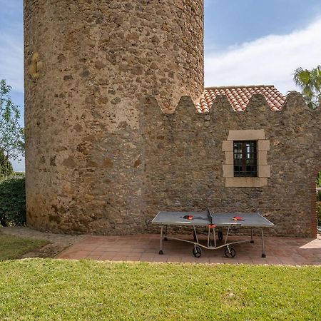 Castillo Can Xirau, Propiedad Exclusiva Con Piscina & Aircon Villa Santa Susanna Kültér fotó