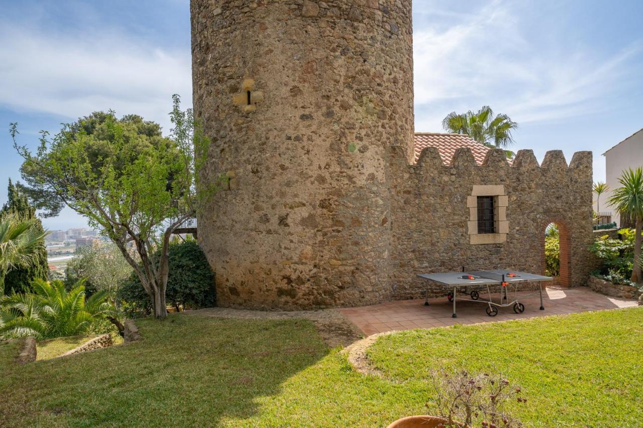 Castillo Can Xirau, Propiedad Exclusiva Con Piscina & Aircon Villa Santa Susanna Kültér fotó