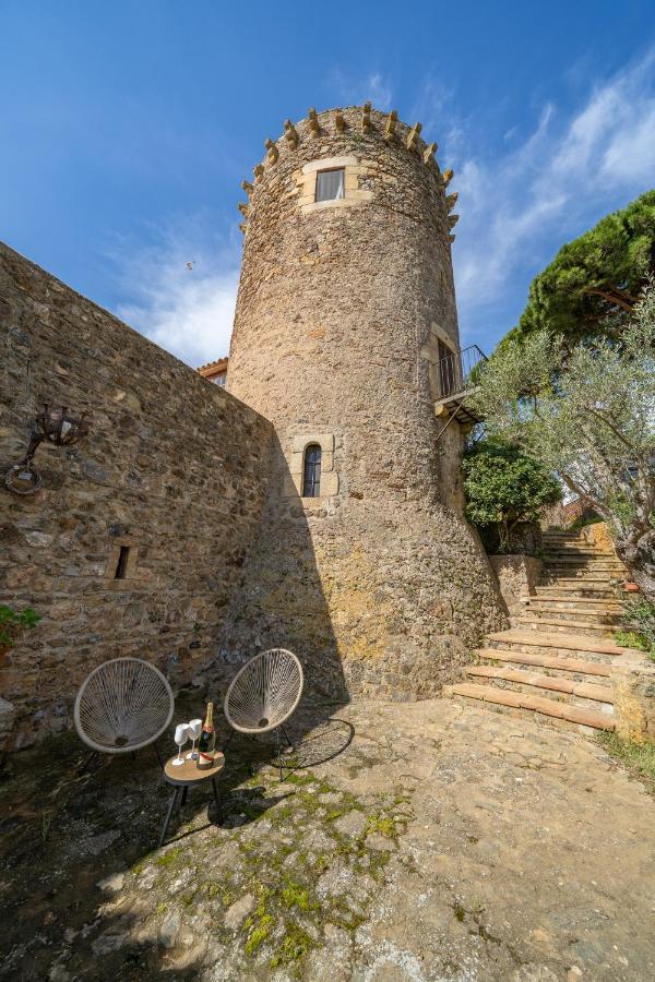 Castillo Can Xirau, Propiedad Exclusiva Con Piscina & Aircon Villa Santa Susanna Kültér fotó