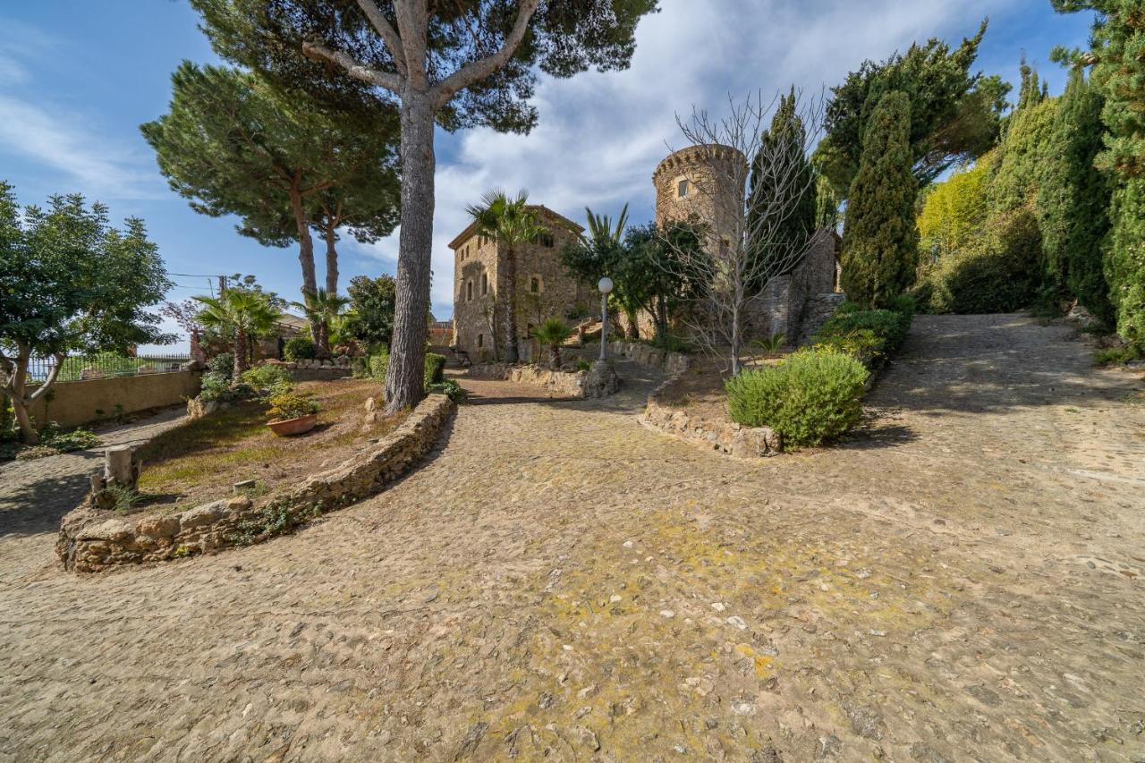 Castillo Can Xirau, Propiedad Exclusiva Con Piscina & Aircon Villa Santa Susanna Kültér fotó